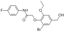 870463-05-1 2-[2-BROMO-6-ETHOXY-4-(HYDROXYMETHYL)PHENOXY]-N-(4-FLUOROPHENYL)-ACETAMIDE