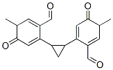 2,2'-Cyclopropylenebis(5-methyl-4-benzoquinone) 结构式