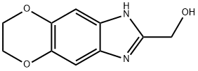 1H-[1,4]Dioxino[2,3-f]benzimidazole-2-methanol,  6,7-dihydro- 化学構造式