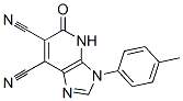 3H-Imidazo[4,5-b]pyridine-6,7-dicarbonitrile,  4,5-dihydro-3-(4-methylphenyl)-5-oxo- Structure