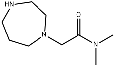 2-(1,4-DIAZEPAN-1-YL)-N,N-DIMETHYLACETAMIDE 结构式
