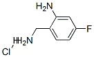 Benzenemethanamine, 2-amino-4-fluoro-, monohydrochloride (9CI) Structure