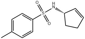 Benzenesulfonamide, N-(1S)-2-cyclopenten-1-yl-4-methyl- (9CI) Struktur