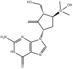 2-AMino-1,9-dihydro-9-[(1S,3R,4S)-4-(hydroxydiMethylsilyl)-3-(hydroxyMethyl)-2-Methylenecyclopentyl]-6H-purin-6-one