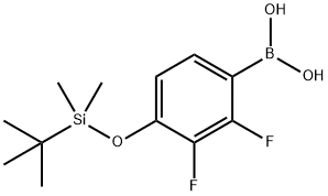 4-(t-Butyldimethylsilyloxy)-2,3-difluorophenylboronic acid|4-(叔丁基二甲基甲硅烷氧基)-2,3-二氟苯基硼酸