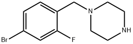 1-(4-BROMO-2-FLUOROBENZYL)PIPERAZINE