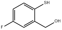 5-氟-2-巯基苄醇,870703-84-7,结构式