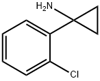 1-(2-クロロフェニル)シクロプロパンアミン 化学構造式