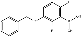 870718-07-3 3-(ベンジルオキシ)-2,6-ジフルオロフェニルボロン酸