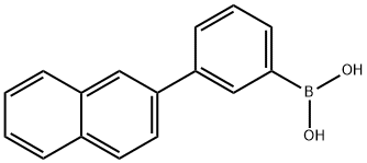 3-(2-萘)苯硼酸,870774-29-1,结构式