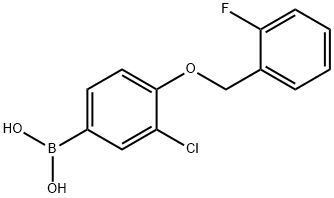 3-クロロ-4-(2'-フルオロベンジルオキシ)フェニルボロン酸 price.