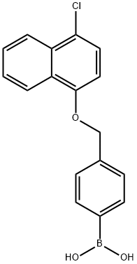 870778-84-0 4-[(4'-クロロ-1-ナフチルオキシ)メチル]フェニルボロン酸