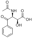苏式-2-羟基-3-乙酰氨基-4-苯基羰基丁酸,87081-54-7,结构式