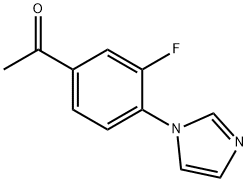 3'-Fluoro-4'-(1H-imidazol-1-yl)acetophenone|3-氟-4-(1-咪唑基)苯乙酮