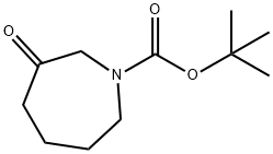 N-BOC-3-氮杂环庚酮,870842-23-2,结构式