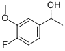 1-(4-FLUORO-3-METHOXYPHENYL)ETHAN-1-OL Struktur