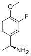 (1S)-(3-氟-4-甲氧基苯基)乙胺,870849-66-4,结构式