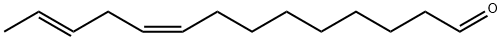 (9Z,12E)-9,12-Tetradecadienal Structure