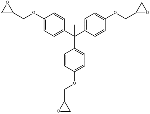 1,1,1-三(4-羟基苯基)乙基三缩水甘油醚,87093-13-8,结构式
