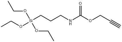 O-(PROPARGYLOXY)-N-(TRIETHOXYSILYLPROPYL)URETHANE Struktur