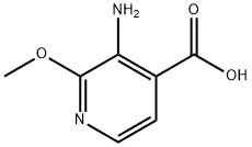3-Amino-2-methoxy-4-pyridinecarboxylic acid Struktur