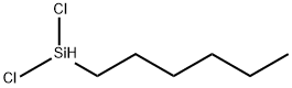 正己基二氯硅烷,871-64-7,结构式