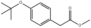 2-(4-(叔丁氧基)苯基)乙酸甲酯 结构式