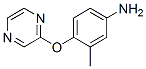 Benzenamine, 3-methyl-4-(pyrazinyloxy)- (9CI),871020-30-3,结构式