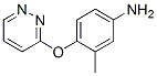 Benzenamine, 3-methyl-4-(3-pyridazinyloxy)- (9CI) Structure