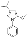 3-ISOPROPYL-5-METHYLTHIO-1-PHENYL-1H-PYRAZOLE Structure