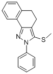 3-METHYLTHIO-2-PHENYL-4,5-DIHYDRO-2H-BENZO[G]INDAZOLE,871110-05-3,结构式