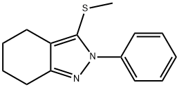 3-METHYLTHIO-2-PHENYL-4,5,6,7-TETRAHYDRO-2H-INDAZOLE|