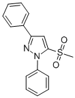 1,3-DIPHENYL-5-METHANESULFONYL-1H-PYRAZOLE 化学構造式
