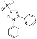 1,5-DIPHENYL-3-METHANESULFONYL-1H-PYRAZOLE 化学構造式