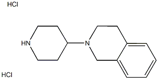 2-(哌啶-4-基)-1,2,3,4-四氢异喹啉二盐酸盐, 871113-10-9, 结构式