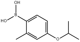 4-异丙氧基-2-甲基苯基硼酸,871126-21-5,结构式