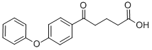 5-オキソ-5-(4-フェノキシフェニル)吉草酸 化学構造式