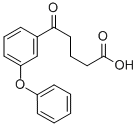 5-オキソ-5-(3-フェノキシフェニル)吉草酸 化学構造式