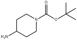 4-Amino-1-Boc-piperidine Struktur