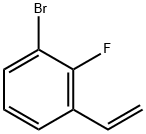 1-溴-2-氟-3-乙烯基苯,871223-88-0,结构式