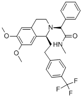 (R)-2-((S)-6,7-dimethoxy-1-(4-(trifluoromethyl)phenethyl)-3,4-dihydroisoquinolin-2(1H)-yl)-N-methyl-2-phenylacetamide|(R)-2-((S)-6,7-二甲氧基-1-(4-(三氟甲基)苯乙基)-3,4-二氢异喹啉-2(1H)-YL)-N-甲基-2-苯乙胺