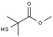 METHYL 2-MERCAPTO-2-METHYL PROPIONATE 化学構造式