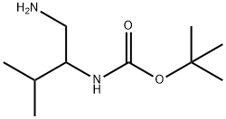 2-(Boc-amino)-3-methylbutylamine Structure