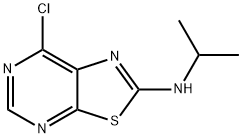 (7-CHLOROTHIAZOLO[5,4-D]PYRIMIDIN-2-YL)ISOPROPYLAMINE Structure