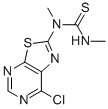 1-(7-CHLOROTHIAZOLO[5,4-D]PYRIMIDIN-2-YL)-1,3-DIMETHYLTHIOUREA,871266-87-4,结构式