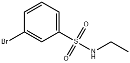 N-乙基-3-溴苯磺酰胺 结构式