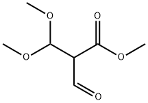 2-甲酰基-3,3-二甲氧基丙酸甲酯 结构式