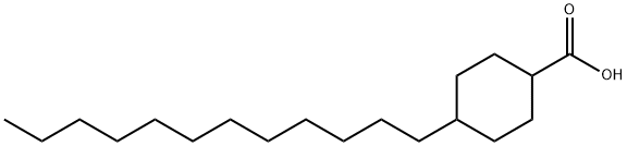 4-N-DODECYLCYCLOHEXANECARBOXYLIC ACID 结构式