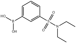3-(N,N-DIETHYLSULPHONAMIDO)BENZENEBORONIC ACID Struktur