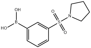 3-(磺酰吡咯啉)苯基硼酸,871329-61-2,结构式